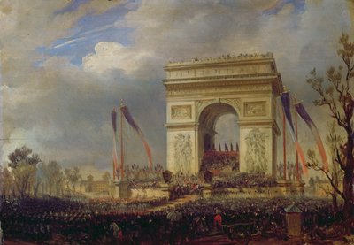 Feest van de Broederschap bij de Arc de Triomphe, Place de l